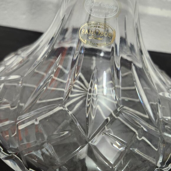 Vintage Royal Gallery Samobor Lead Crystal Decanter - Picture 4 of 7